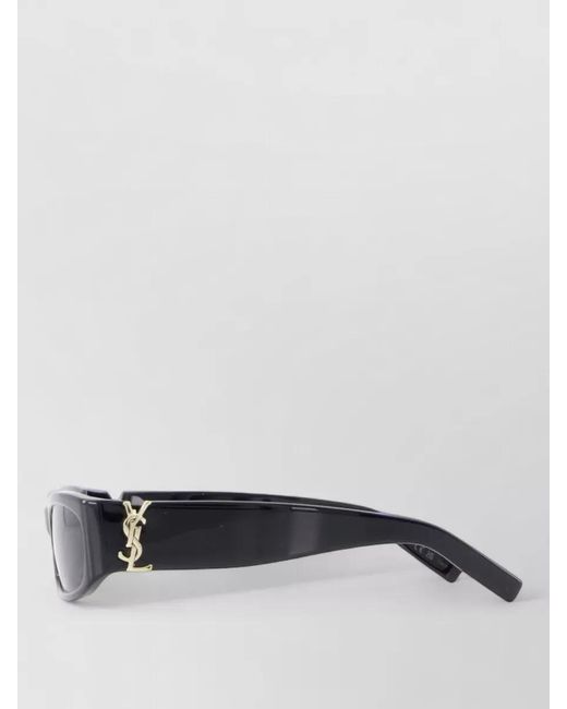 Saint Laurent Gray Sl M152 Rectangular Acetate Sunglasses