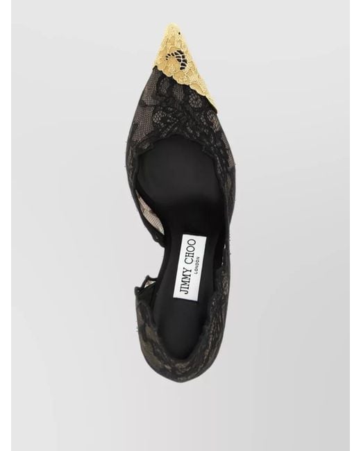 Jimmy Choo Metallic Textile Pumps
