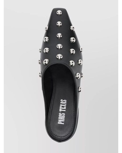 Paris Texas Multicolor Leather Studded Mules