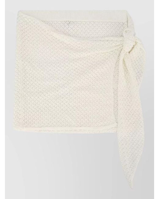 THE GARMENT Natural Tanzania Wrap Skirt Knotted Waist Detail