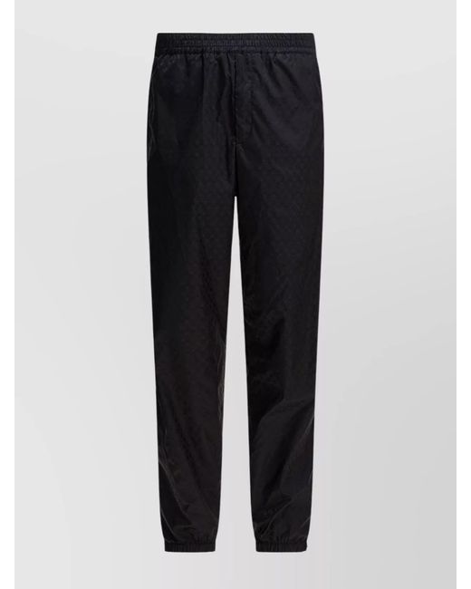 McQueen Black Track Pants for men