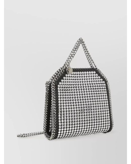 Stella McCartney White Falabella Tiny Shoulder Bag