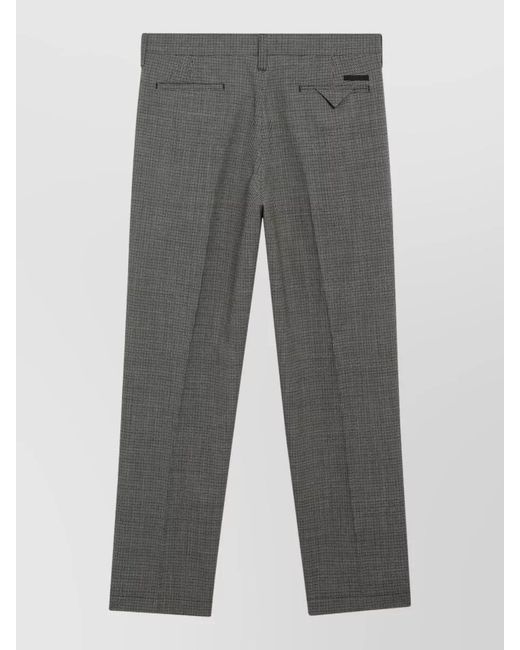 Prada Gray Single Breasted Suit for men