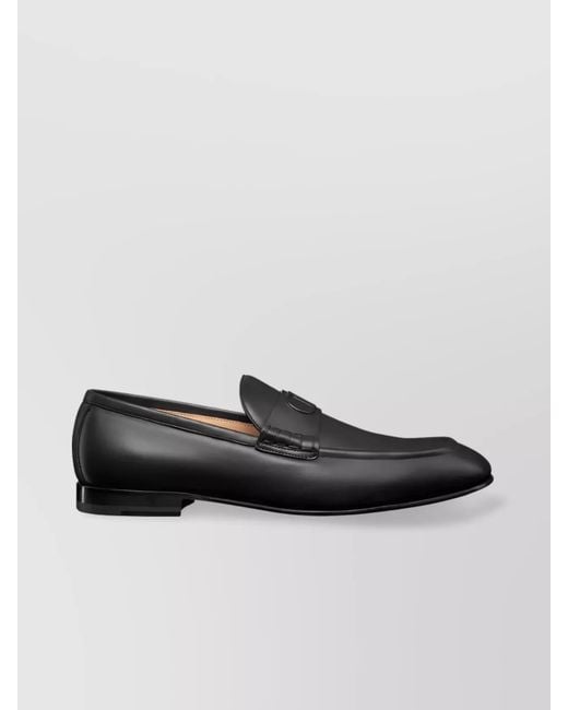 Dior Black Leather Loafers for men