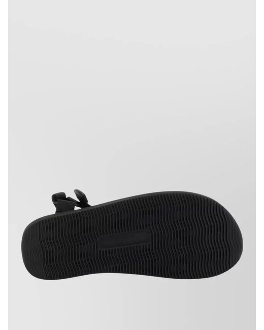 Palm Angels Black Logo Slides for men
