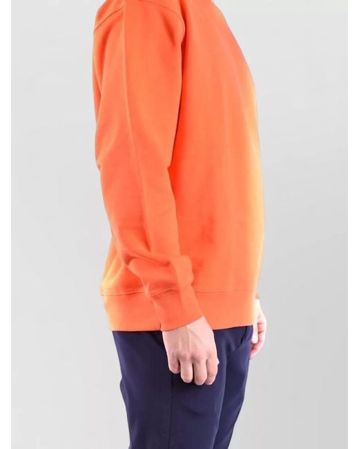 Moschino Blue Crew Neck Long Sleeve Regular Fit Sweatshirt for men