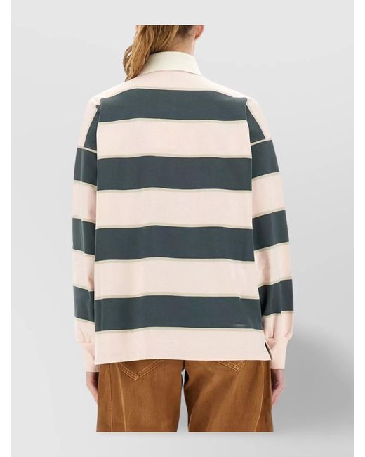Autry Multicolor Striped Cotton Polo Shirt
