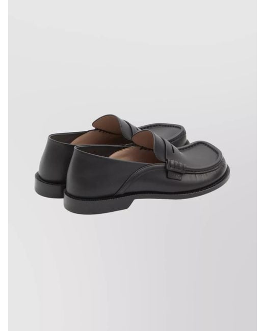 Loewe Multicolor Leather Campo Flap Back Loafers for men