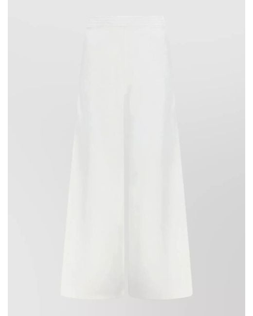 Max Mara White Tailored Trousers
