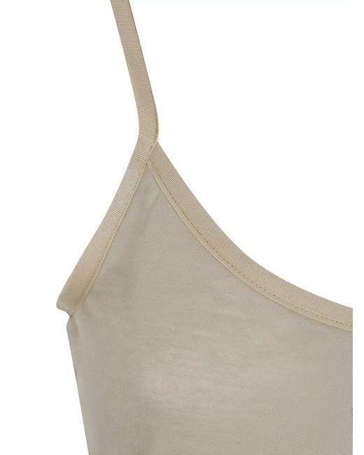 Paloma Wool Natural Nasem Scoop Neck Top Adjustable Straps