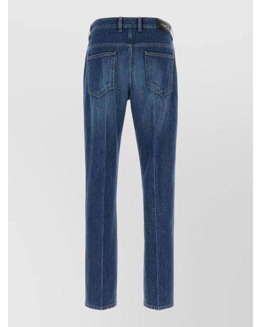 Givenchy Blue Denim Straight-Leg Trousers for men