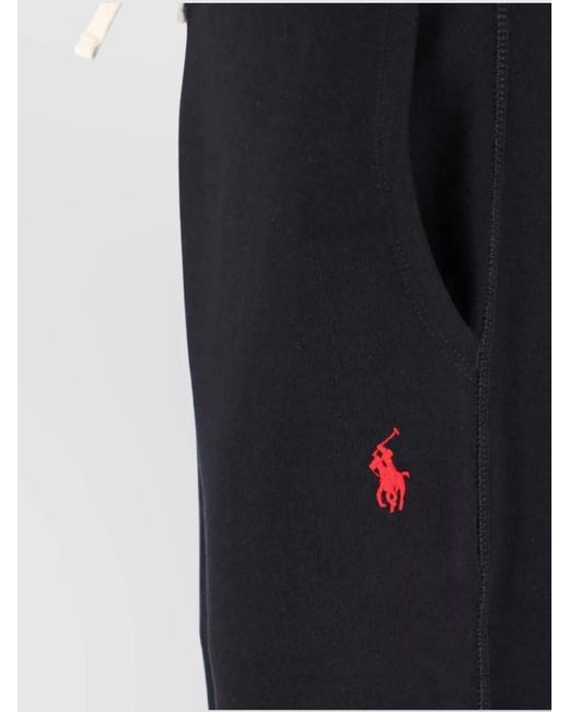 Polo Ralph Lauren Blue Cotton-Blend Fleece Tapered Track Pants for men