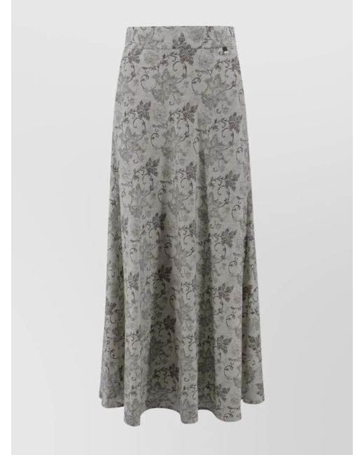 Herno Gray Knee Length And Midi Skirts
