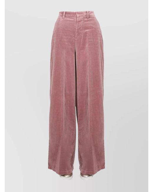 DSquared² Pink Wide-Leg Trousers