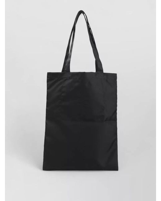 Rick Owens Black Logo Nylon Tote Bag for men
