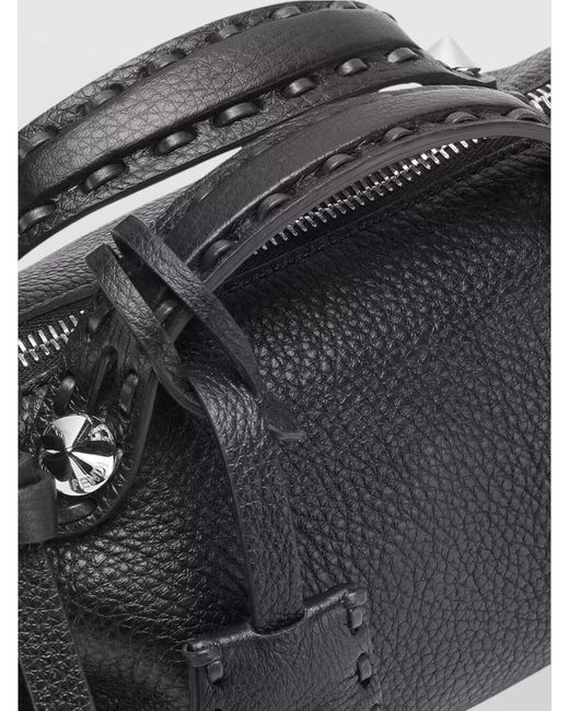 Fendi Black By The Way Mini Leather Shoulder Bag