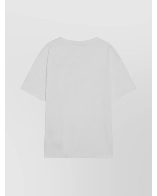 Valentino Pink Cotton Graphic Print Short-Sleeve T-Shirt for men
