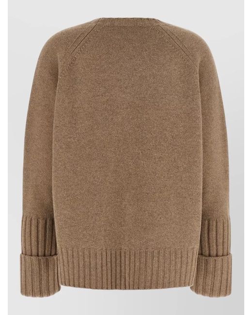 Tory Burch Brown Wool Sweater