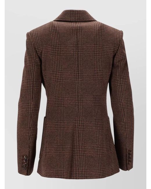 Max Mara Brown Jersey Blazer
