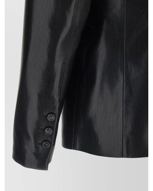 ANDAMANE Black Toni Single Breasted Tailored Blazer Jacket