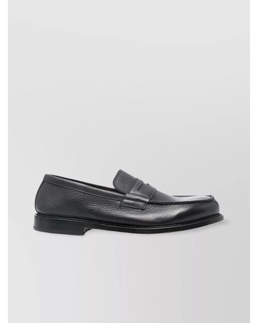 Premiata Gray Leather Loafers for men