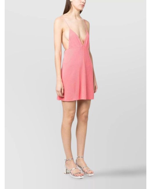 DSquared² Pink Mini Dress