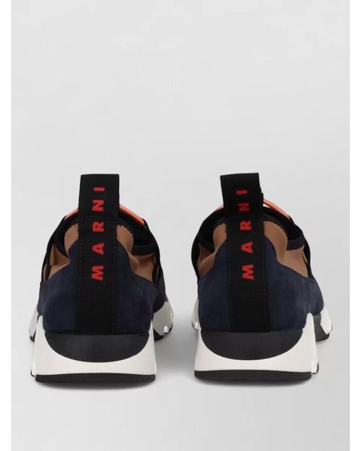 Marni Multicolor Nylon Low-Top Sneakers for men