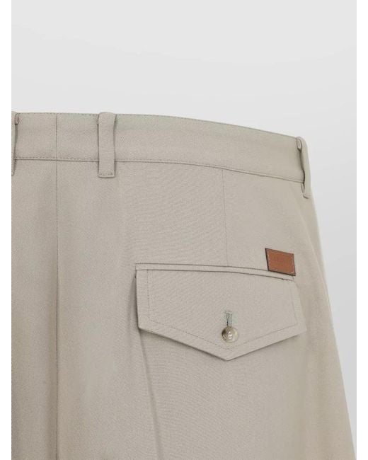 Céline Natural Montauk Cotton Barrel Leg Pants for men