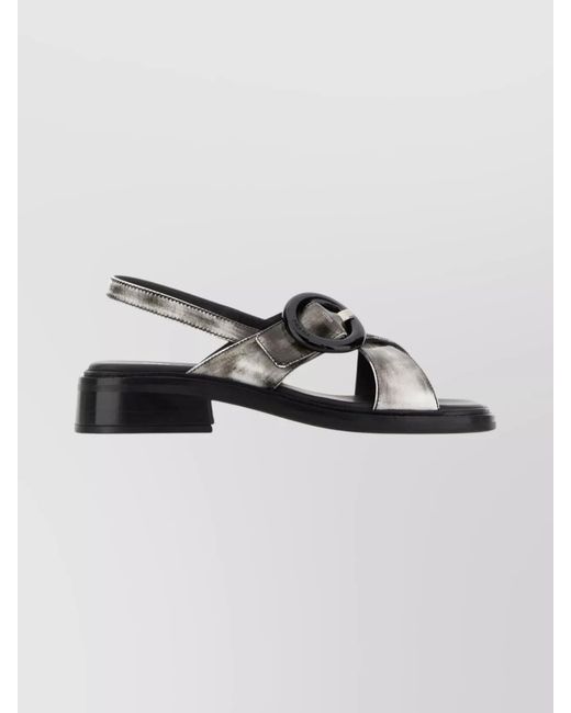 Prada Multicolor Leather Sandals