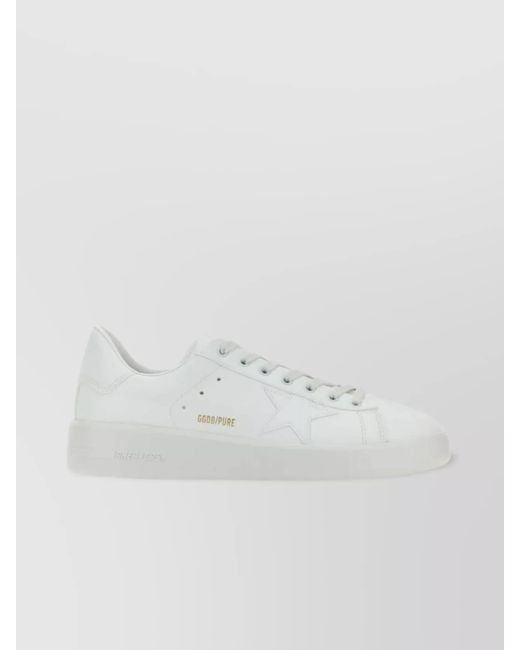 Golden Goose Deluxe Brand White Leather Low-Top Sneakers for men