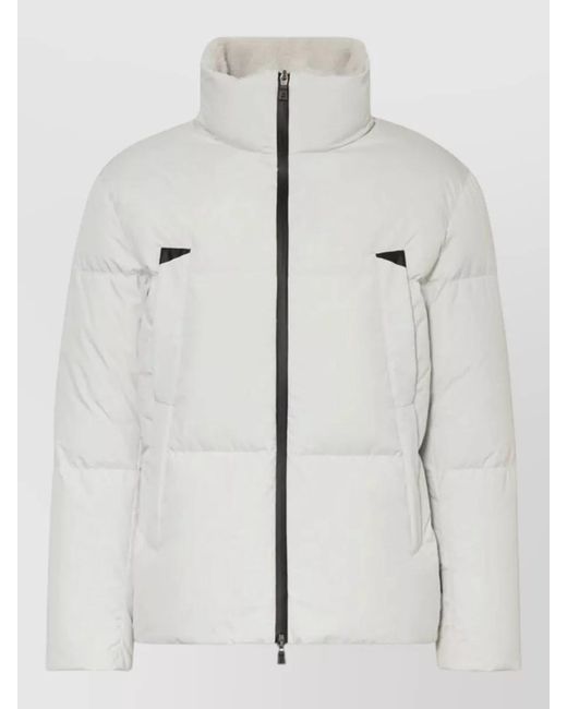 Herno Natural Polyester Padded Jacket for men