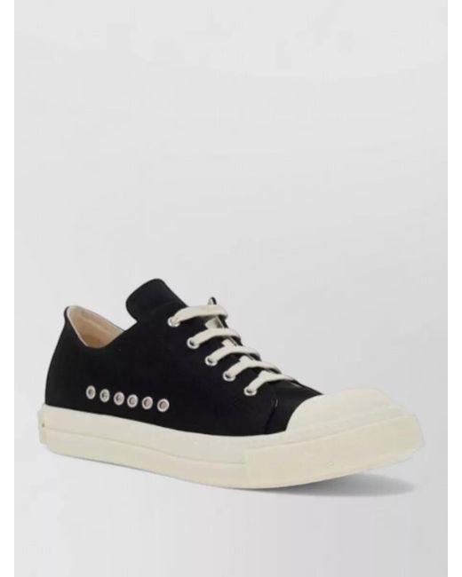 Rick Owens Black Temple Extreme Low Sneakers for men