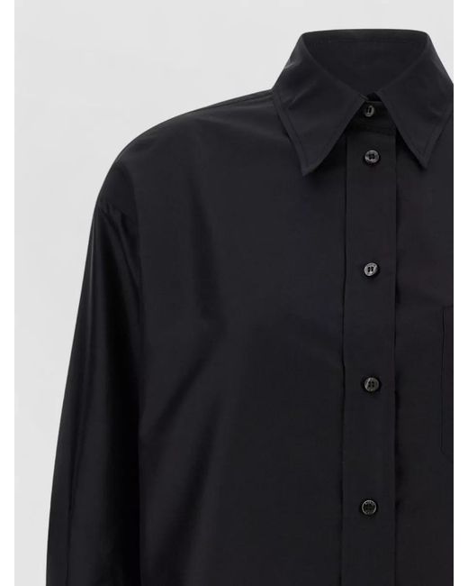 Alberto Biani Blue Silk Shirt
