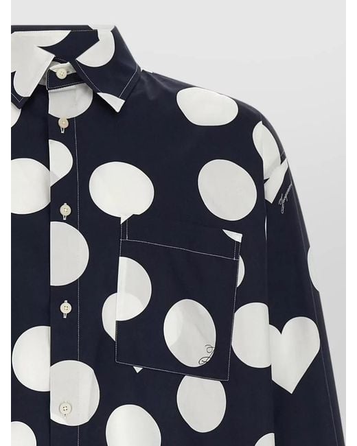 Jacquemus Blue Cotton Blouse for men