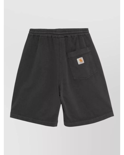 Carhartt Black Shorts Rear Patch Pocket Side Pockets for men