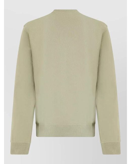 Boss Green Cotton Crew Neck Sweatshirt for men