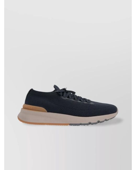 Brunello Cucinelli Blue Ribbon Low-Top Sneaker for men