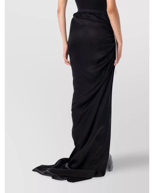 Rick Owens Black Long Skirt