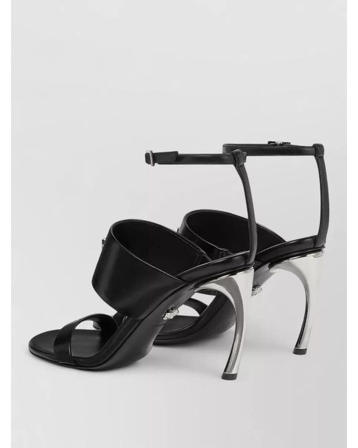 Versace Black High Heel Sandals