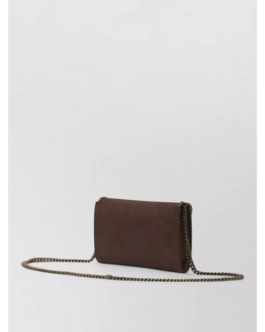 Stella McCartney White Falabella Chain Wallet Shoulder Clutch Bag
