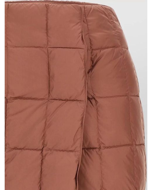 Ienki Ienki Brown Mini Plahta High Waist Wrap Skirt