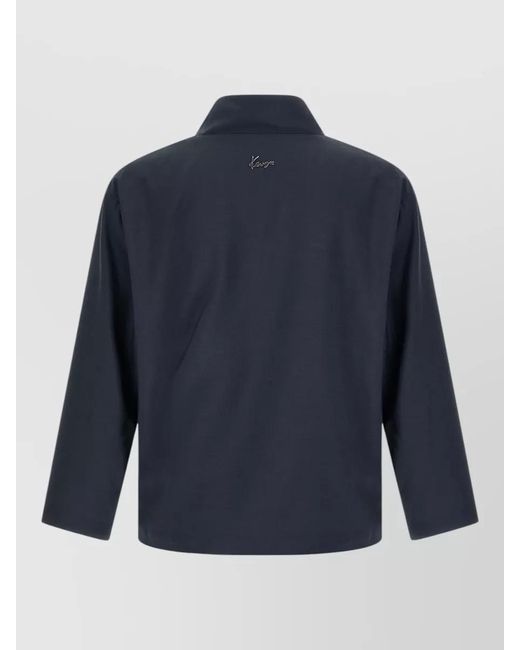 KENZO Blue Kimono Blazer for men