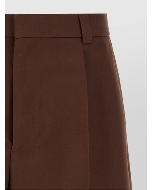 Gucci Brown Wool Tailored Shorts for men