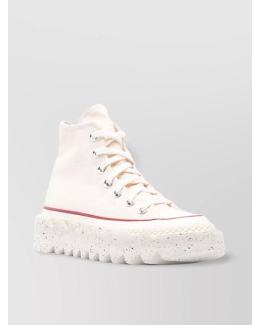 Converse Natural Cotton Canvas High-Top Sneakers