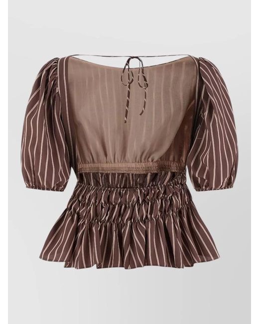 Pinko Brown Jeanette Blouse