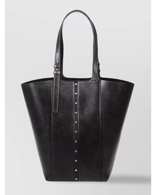 Golden Goose Deluxe Brand Black Leather Tote Bag