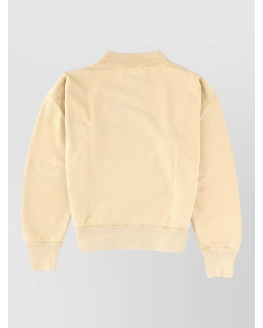 Isabel Marant Natural Cotton-Blend Sweatshirt
