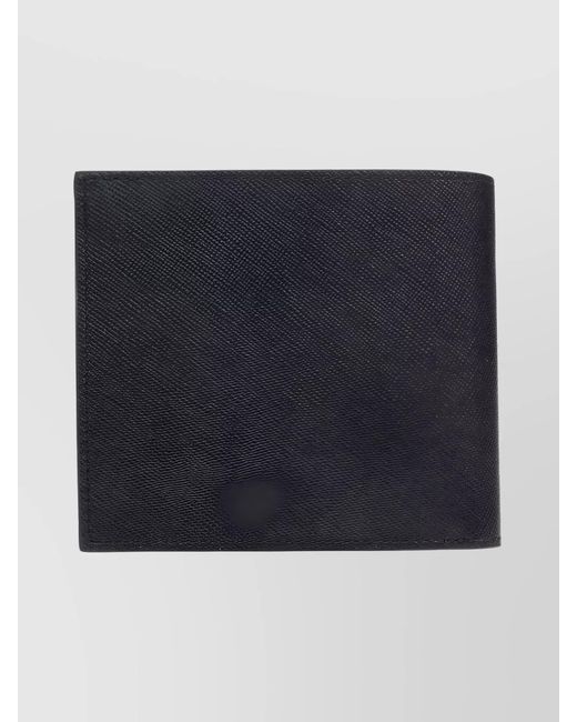 Paul Smith Blue Leather Bifold Wallet for men