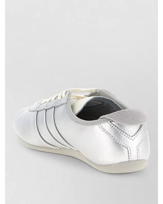 Y-3 White Tokyo Lace Up Low Top Sneakers Metallic for men