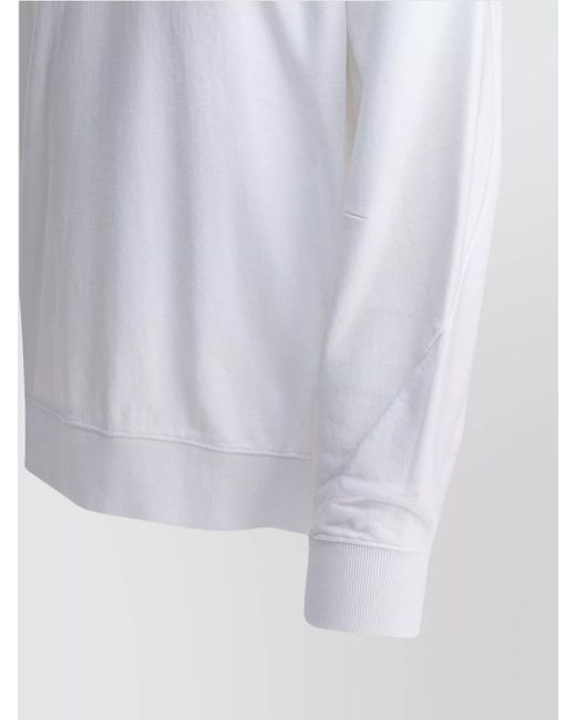 Givenchy White Cotton Logo Crewneck Sweatshirt for men
